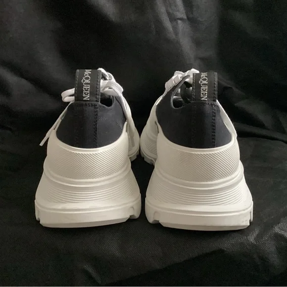 Alexander McQueen Tread Slick Canvas Platform Sneakers, Size 41 - Picture 5 of 14